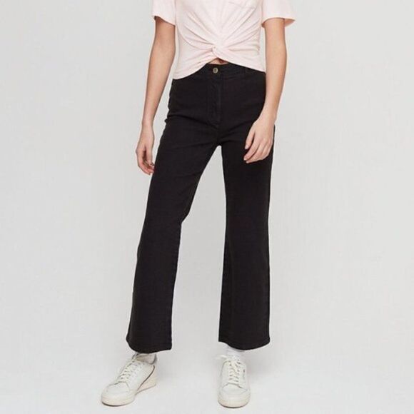 Wilfred Free Lizzie Flared Pants Aritizia Black - Picture 1 of 5